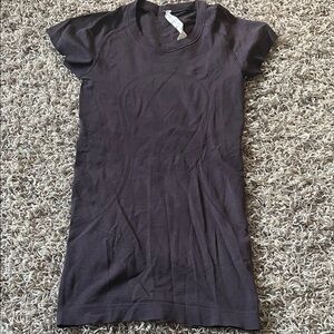 Dark purple Lululemon short sleeve swiftly top
